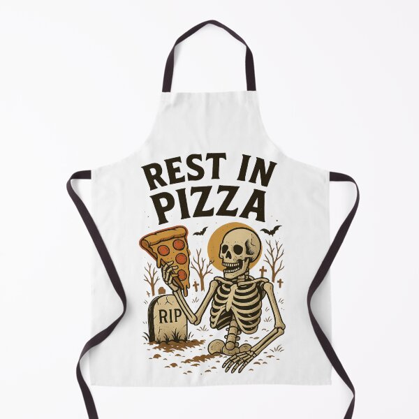 Item preview, Rest in Pizza – Skeleton Pizza Graveyard Design designed and sold by ArtificialAce.