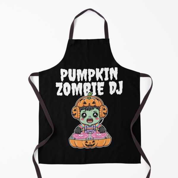 Item preview, PUMPKIN ZOMBIE DJ - ZOMBIE HALLOWEEN designed and sold by KEF Custom.