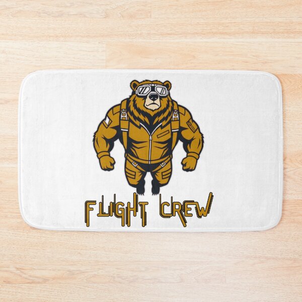Item preview, Aviator Bear Mascot – Fierce Flight Crew Design designed and sold by Kavya Art.