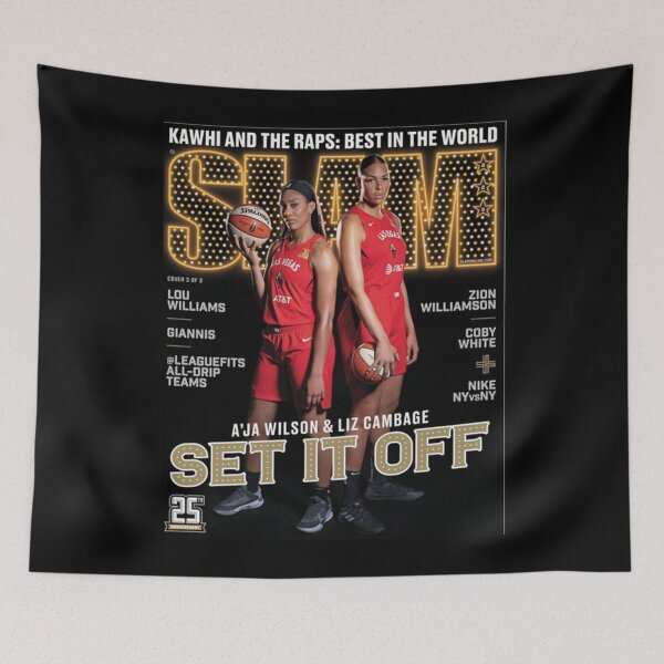 Item preview, Liz Cambage A&amp'Ja Wilson SLAM wnba designed and sold by OlePettersson.