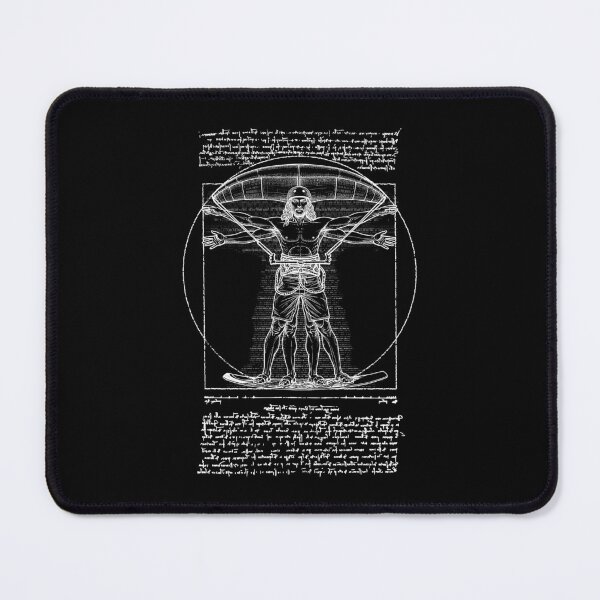 Item preview, Kiteboarding Kitesurfing Vitruvian Man Leonardo Da Vinci designed and sold by GrandeDuc.