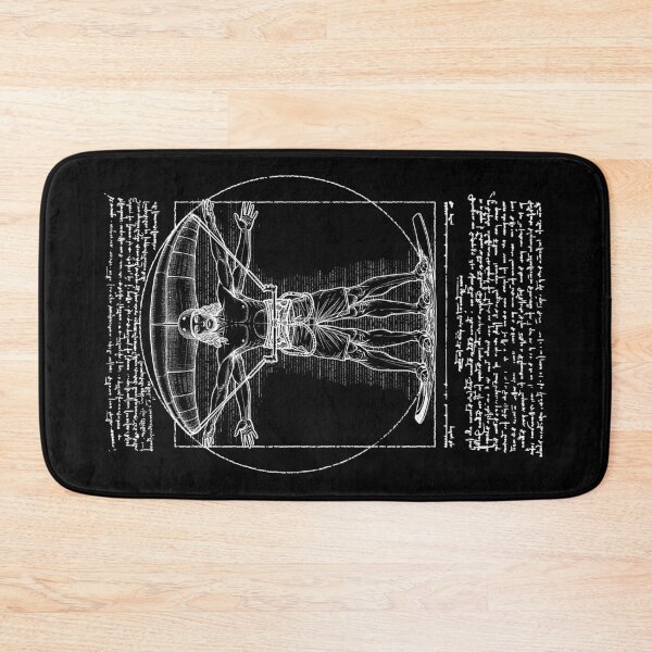Item preview, Kiteboarding Kitesurfing Vitruvian Man Leonardo Da Vinci designed and sold by GrandeDuc.