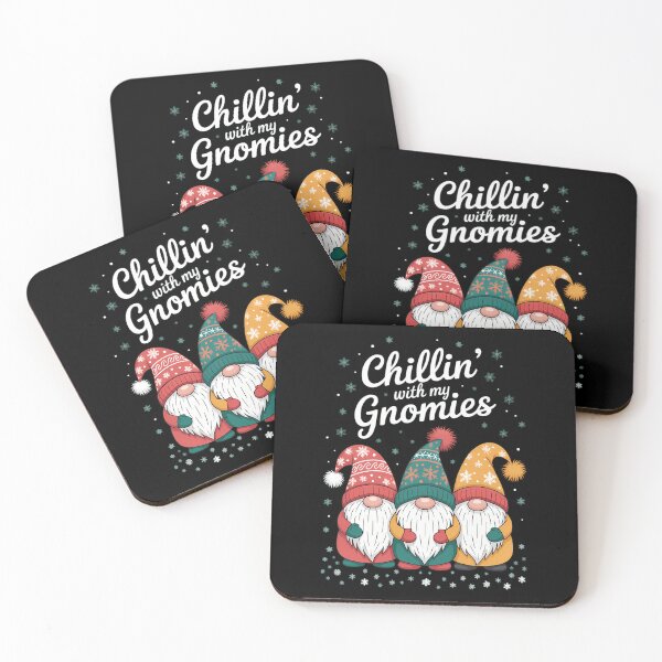 Item preview, Chillin' with My Gnomies – Fun Winter Gnome designed and sold by HellD3vil-Art.