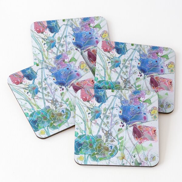 Item preview, "Wildflowers" watercolor, watercolor "Wildflowers" designed and sold by SandysArtShop.