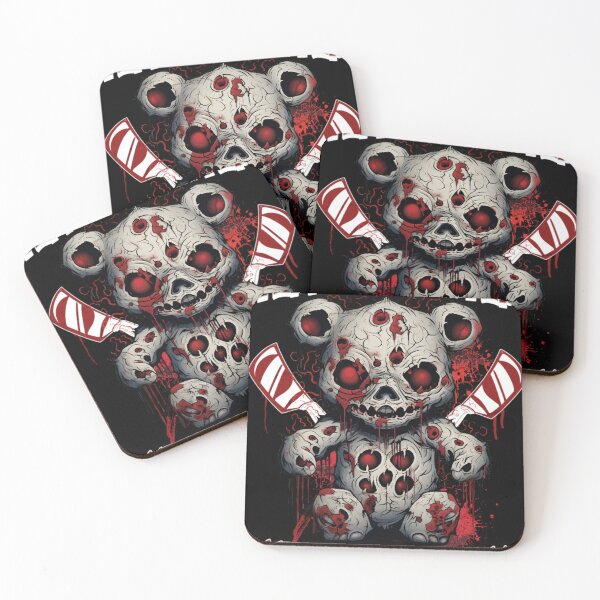 Item preview, Teddy’s Haunted Hide and Seek – Creepy Horror Teddy Bear Graphic on Clothing & Accessories designed and sold by UsandCoDesigns.