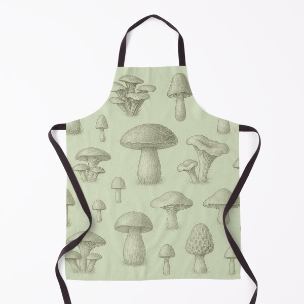 Item preview, Mushroom pattern - green designed and sold by PourtionOfArt.