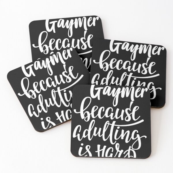 Item preview, Gaymer Because Adulting Is Hard designed and sold by DELSHEENMCMIL1.