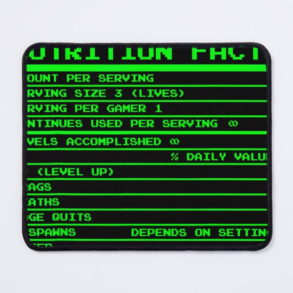 Item preview, Gamer Nutrition Facts Funny Video Game Lover designed and sold by DELSHEENMCMIL1.