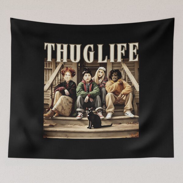 Item preview, Funny Hocus Pocus Thug Life Halloween , Witchy Gangsta Vibes  designed and sold by Jasonvoorhees21.