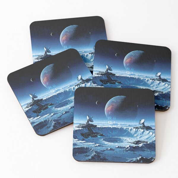 Item preview, Frozen Side 2 – Watercolor & Halftone Moon Base designed and sold by jhharoon.