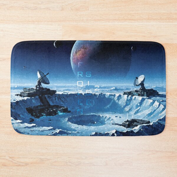 Item preview, Frozen Side 2 – Watercolor & Halftone Moon Base designed and sold by jhharoon.