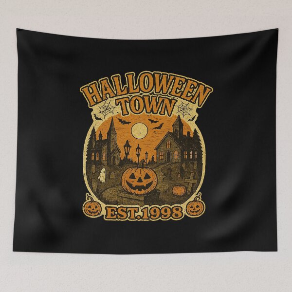 Item preview, Halloweentown Est 1998 Vintage Halloween University 90s  designed and sold by Snowmiser254.