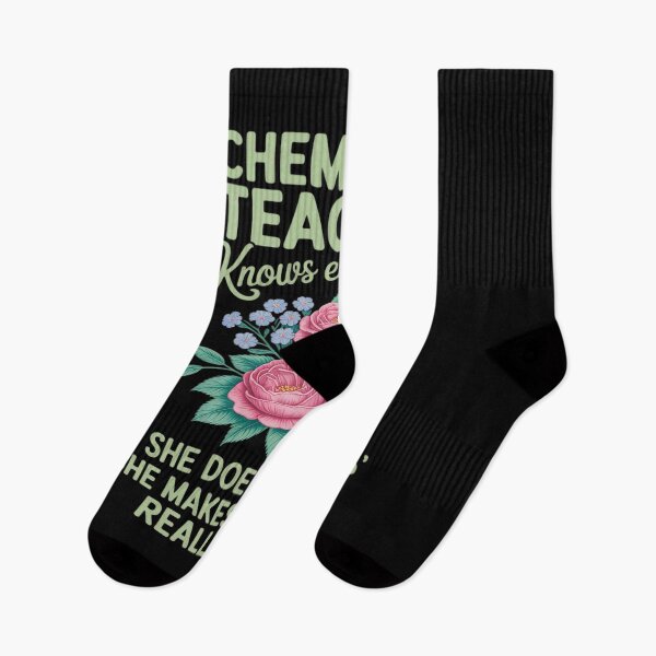 Item preview, Chemistry Teacher Flowers Experiment Professor Lab Chemicals designed and sold by BiellaSar.