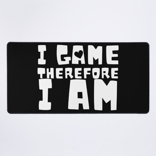 Item preview,  I Game Therefore I Am Heart Black  designed and sold by VanceKelley31.