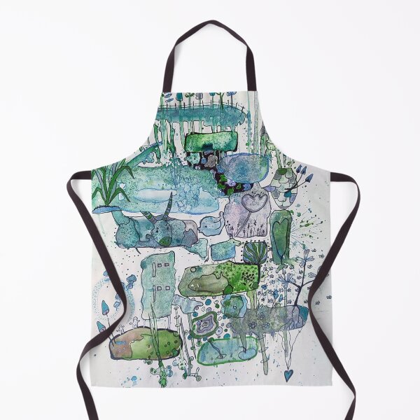 Aperçu de l'œuvre Aquarelle « Whimsial world 2 », aquarelle intuitive « Whimsial world 2 » créée et vendue par SandysArtShop.