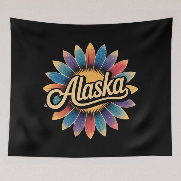 Item preview, Alaska Sunflower Colorful Alaskan Natives and Alaska designed and sold by Moon-Ape.