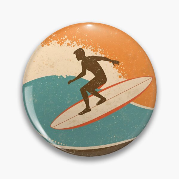 Item preview, Vintage Surfing Scene designed and sold by MonishArt.