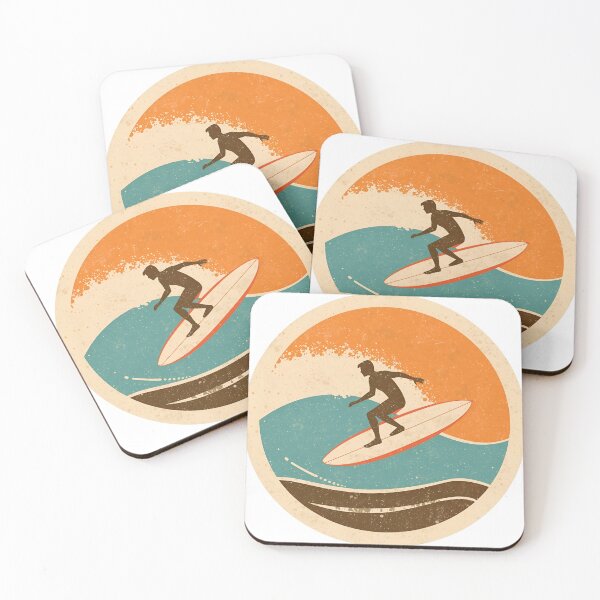 Item preview, Vintage Surfing Scene designed and sold by MonishArt.