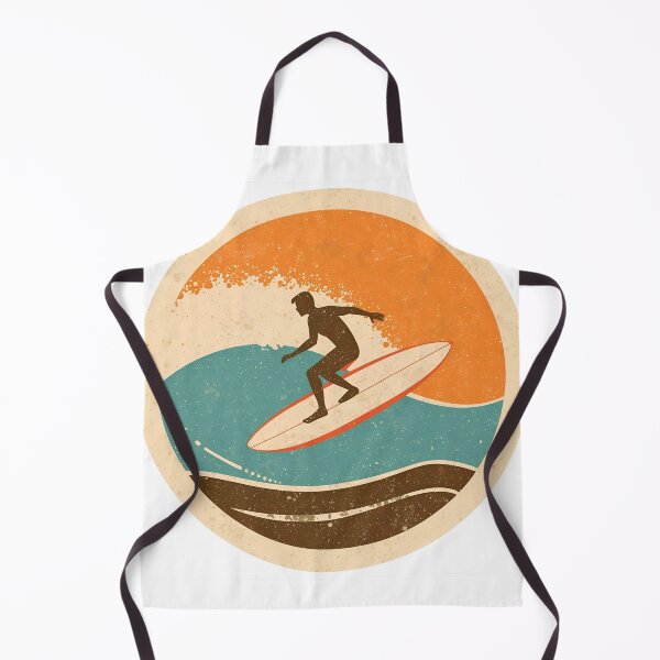 Item preview, Vintage Surfing Scene designed and sold by MonishArt.