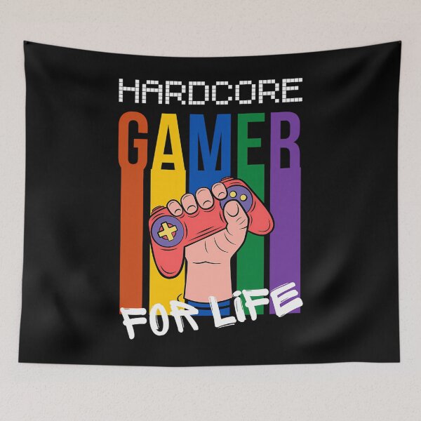 Item preview, Hardcore Gamer For Life Video Gamer Geek designed and sold by VanceKelley31.