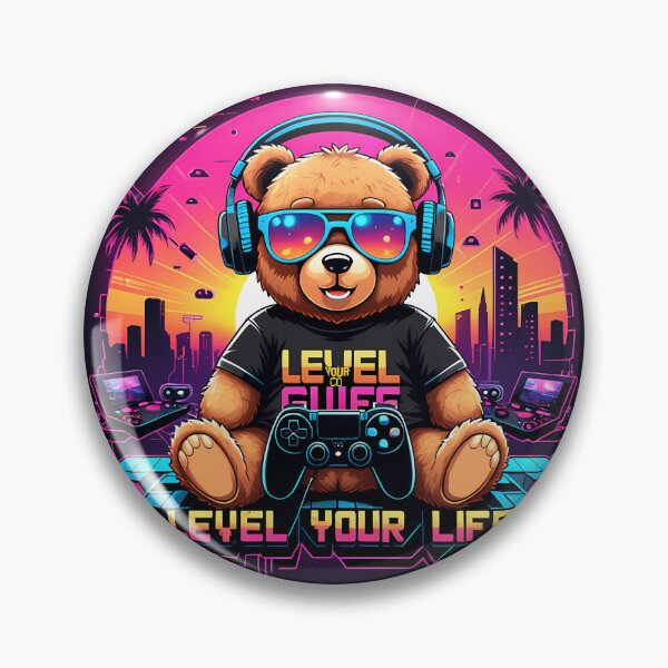 Item preview,  Gamer Bear Level Up  designed and sold by VanceKelley31.