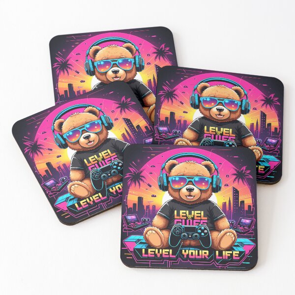 Item preview,  Gamer Bear Level Up  designed and sold by VanceKelley31.