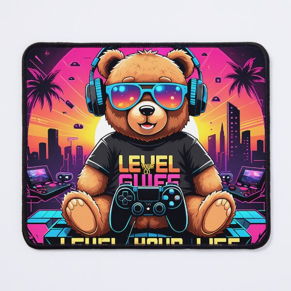 Item preview,  Gamer Bear Level Up  designed and sold by VanceKelley31.