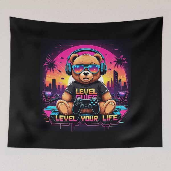 Item preview,  Gamer Bear Level Up  designed and sold by VanceKelley31.