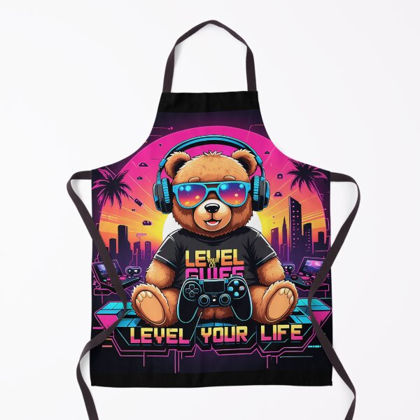 Item preview, Gamer Bear Level Up designed and sold by VanceKelley31.