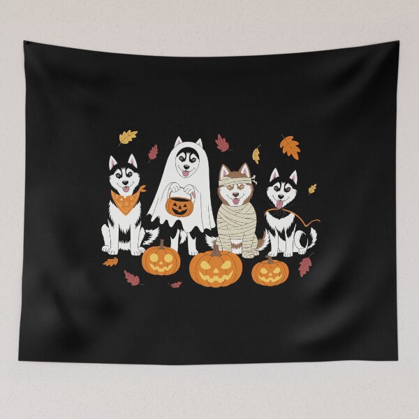 Item preview, Halloween Dog Husky Ghost Dogs designed and sold by Bandikonsalez.