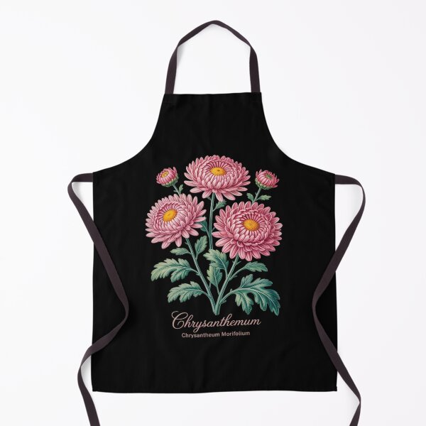 Item preview, Chrysanthemum Flower Scientific Name Illustration Flowers designed and sold by ticlitule.
