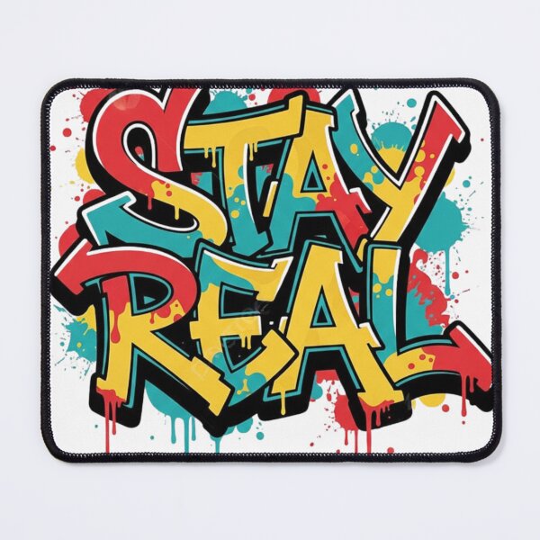 Item preview, STAY REAL Graffiti Streetwear Typography – Wildstyle Urban Art designed and sold by Happyfreedom.