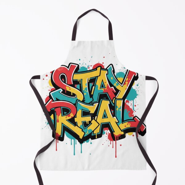 Item preview, STAY REAL Graffiti Streetwear Typography – Wildstyle Urban Art designed and sold by Happyfreedom.