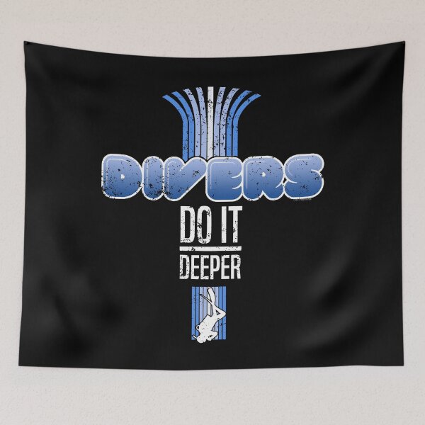 Item preview, Divers Do It Deeper Scuba Diving Shirt Scuba Diver Shirt designed and sold by shoppzee.