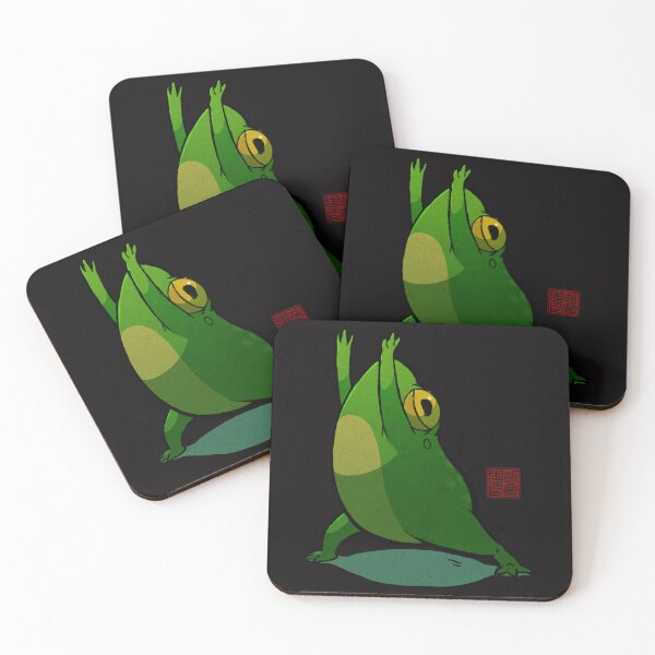 Item preview, Yoga Frog Warrior Pose designed and sold by GracielaMorey66.