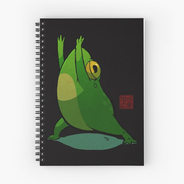 Item preview, Yoga Frog Warrior Pose designed and sold by GracielaMorey66.