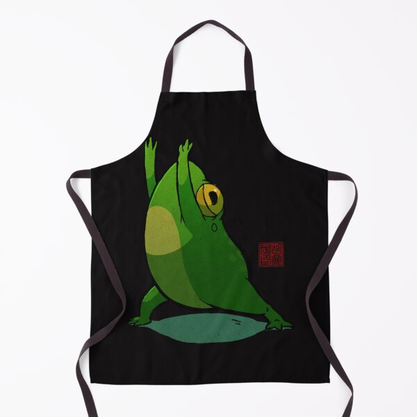 Item preview, Yoga Frog Warrior Pose designed and sold by GracielaMorey66.