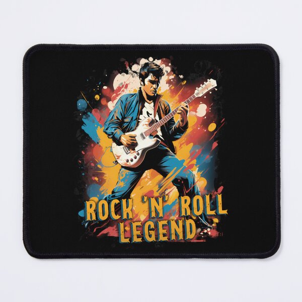 Item preview, A Graffiti Style Elvis Presley With A Guitar. Essential T-Shirt designed and sold by maratvviralph.