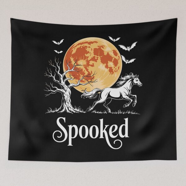 Item preview, Spooked Horse Halloween Equestrian Lover Spooky Season designed and sold by Bandikonsalez.