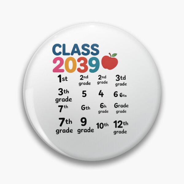 Item preview, Class of 2039 Grow with Me Cute Handprint Pre-K 12th Grade designed and sold by ticlitule.