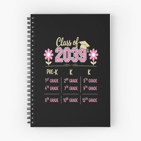 Item preview, Class of 2039 Grow with Me Floral Pre-K 12th Grade Pink designed and sold by ticlitule.