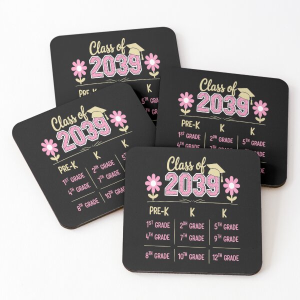 Item preview, Class of 2039 Grow with Me Floral Pre-K 12th Grade Pink designed and sold by ticlitule.