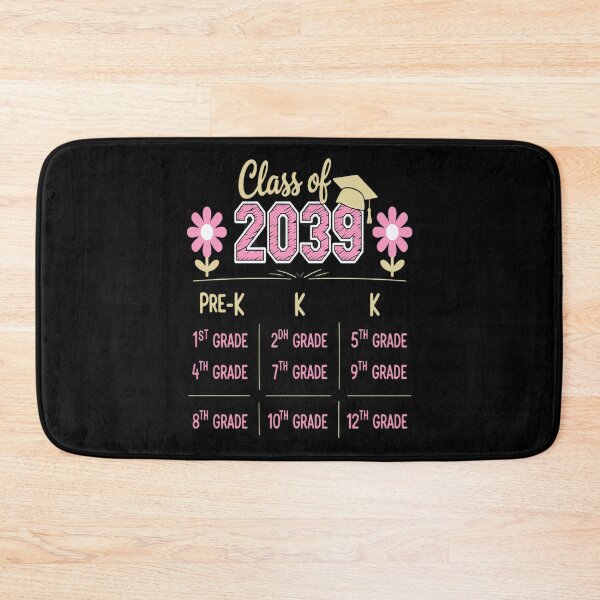 Item preview, Class of 2039 Grow with Me Floral Pre-K 12th Grade Pink designed and sold by ticlitule.