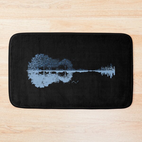 Item preview,  Nature Guitar - Musical Notes - Blue designed and sold by ChancyHilli.