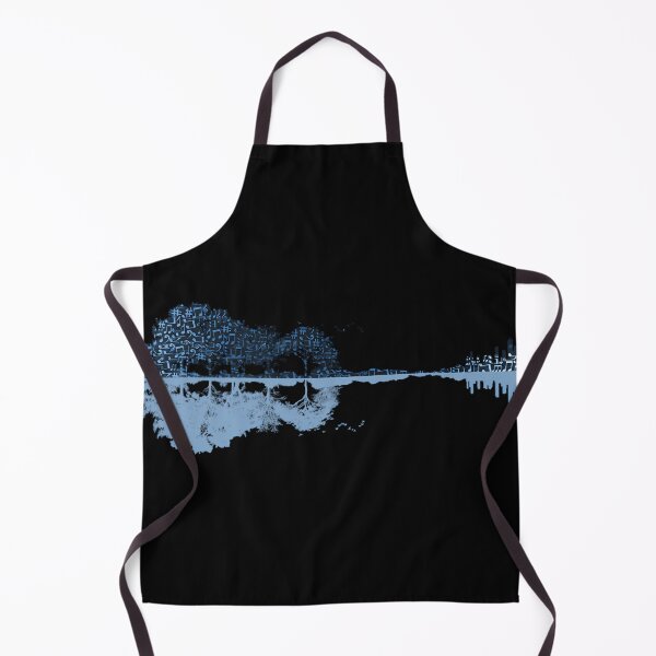Item preview, Nature Guitar - Musical Notes - Blue designed and sold by ChancyHilli.
