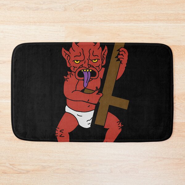 Item preview, Demon Baby Playing Upside Down Cross Electric Guitar - Heavy Metal - Ugly Americans - Comedy Central designed and sold by ChancyHilli.