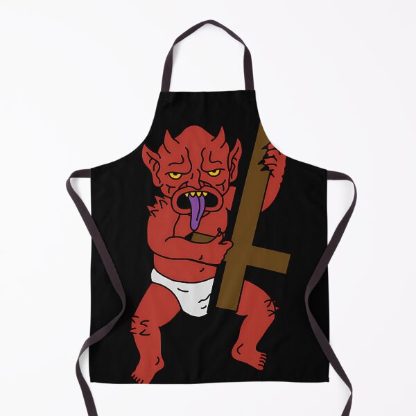 Item preview, Demon Baby Playing Upside Down Cross Electric Guitar - Heavy Metal - Ugly Americans - Comedy Central designed and sold by ChancyHilli.