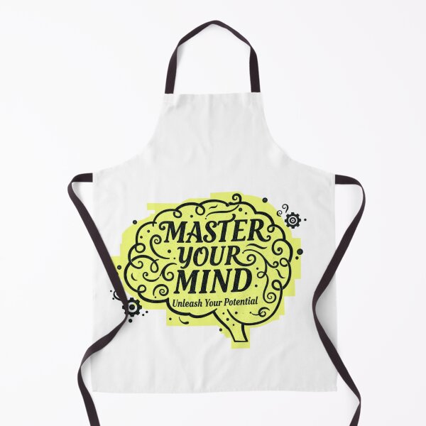 Item preview, Master Your Mind – Motivational Brain Design designed and sold by Kavya Art.