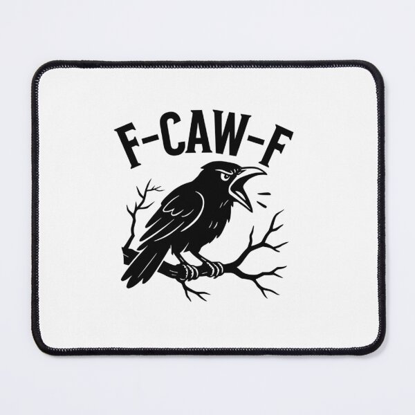 Item preview, F-Caw-F Black Crow Raven Caw Pun Joke Funny Saying designed and sold by GracielaMorey66.