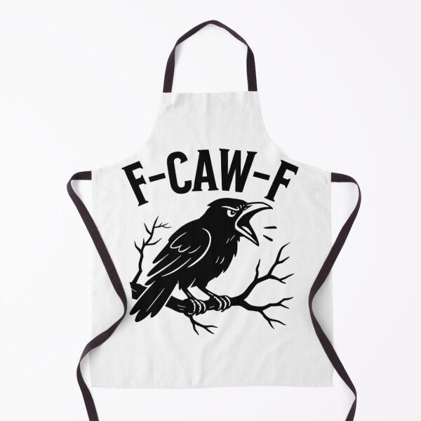 Item preview, F-Caw-F Cuervo Negro Cuervo Graznido Juego de palabras Broma Dicho divertido designed and sold by GracielaMorey66.